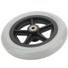 RYGVPR 7 Inch Rubber Front Wheels for Wheelchairs, for Disabled Elderly Wheelchair Accessory Load 120kg view 4