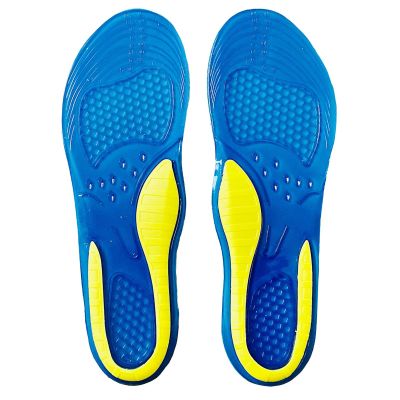 2 Pairs Goofort 3D-Xpain Anti-Fatigue Gel Insoles for Pain Relief & Plantar Fasciitis Comfort Wellington Shoe Inserts for Men & Women Ideal for Working Boots Standing, Walking Inner Sole