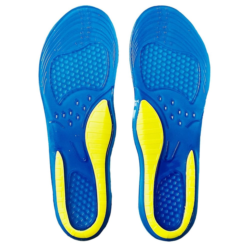 2 Pairs Goofort 3D-Xpain Anti-Fatigue Gel Insoles for Pain Relief & Plantar Fasciitis Comfort Wellington Shoe Inserts for Men & Women Ideal for Working Boots Standing, Walking Inner Sole