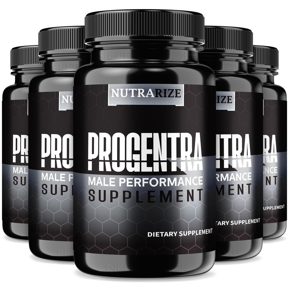 (5 Pack) Progentra Male Pills, Comprehensive Formula For a Holistic Approach, Natural Support For Men To Sustain Muscle, Endurance and Overall Health, Official Progentra Performance (300 Capsules)