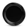 Munfix 200 Black Plastic Plates Set - 7 Inch Disposable Dessert/Salad Plates, Bulk Pack for Party, BBQ, Picnic, Parties, Travel and Events, Microwavable Recyclable view 2