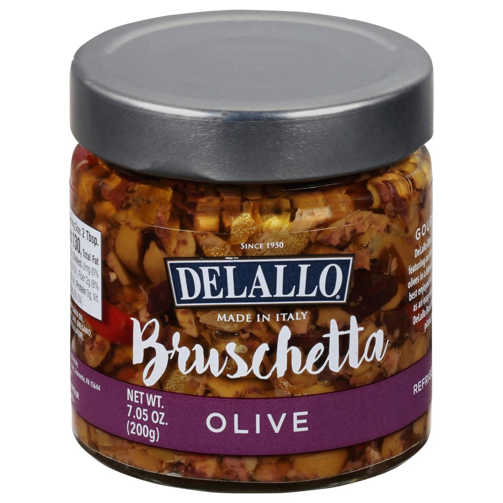 D.elallo Olive Bruschetta 7.05OZ Pack of 6
