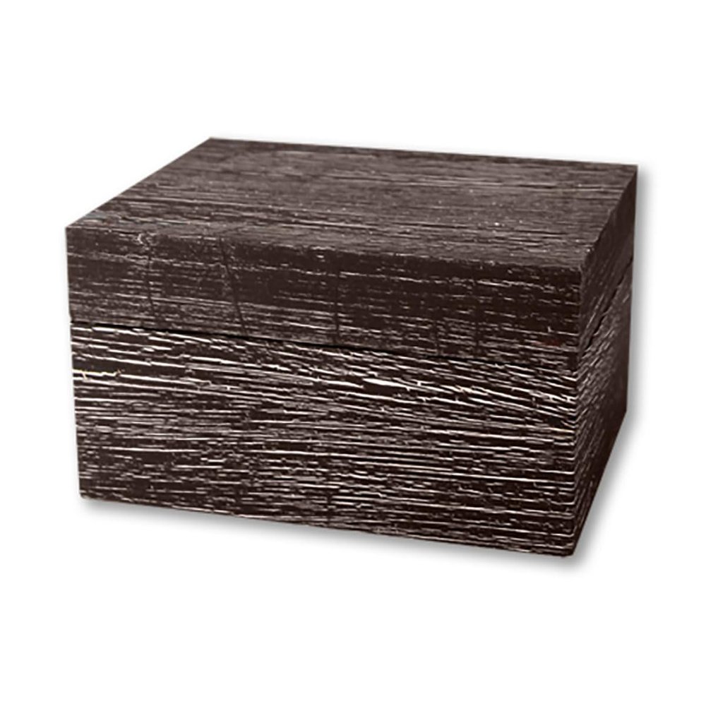 Biodegradable Handcrafted Paper Chest Earthurns (Biodegradable Urn for Earth Burial/Scattering) (Antique Brown)