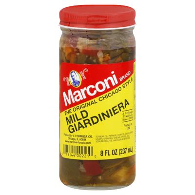 M.arconi Mild Giardiniera 8 oz (Pack of 12)