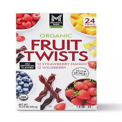 Organic Fruit Twist, Variety Pack, 0.63 oz., 24 pk. by LYNIQUE