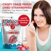 Crispy Craze Freeze Dried Strawberries (12 Snack Sized Bags, 0.5 oz Each), Sliced Strawberry Fruit Crisps, Non GMO, Healthy Snack, No Added Sugar & Additives, 100% Natural, Allergen Free, School Safe view 3