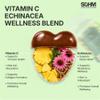 SOHM Individually Wrapped Vitamin C 60000mcg + Echinacea 10000mcg 60 Count, Supports Healthy Immune Health, Vitamin C Gummies,Echinacea Gummies Adults,Vitamin C for Men & Women Vegetarian view 3