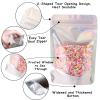 150 Pcs Mylar Bags for Food Storage, 5x8 Mylar Bag with Window Stand Up, Small Holographic Resealable Bags Smell Proof Bag Food Packaging for Small Business Freeze Dried Candy Jewelry Foil Packaging view 2