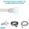 2PCs Replacement Tube for Respironics Wisp, FSA HSA Eligible, Short Tube with Improved Quick Release & Swivel Design, Added Flexibility & Lower NoiseItAll Supplies for CPAP Users view 4
