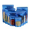 150 Pcs Mylar Bags for Food Storage, 5x8 Mylar Bag with Window Stand Up, Small Holographic Resealable Bags Smell Proof Bag Food Packaging for Small Business Freeze Dried Candy Jewelry Foil Packaging view 1