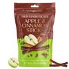 BeeMax Milk Chocolate-Covered Dried Apple & Cinnamon Sticks, 3.5oz Resealable Pouch (Pack of 1) - Non-GMO, Premium Belgian Chocolate Covered Fruit Stick - Great for Snacking, Gifting, & Dessert Treats view 1