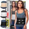 Abdominal Binder for Women & Men Post Surgery Recovery, 9 inch 3 Panel Waist Compression Band, Wrap Support for Bariatric, Belly, Stomach, Postpartum, Hernia, Latex-free, Breathable Fabric. Black L-XL view 1