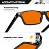 ANYLUV Blue Light Glasses Men Woman, Blue Light Blocking Glasses for Computer Gaming, Eye Strain Relief Eye Protection view 4