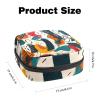 Tampons Collect Bags for Women Girls, Sanitary Napkin Storage Disposal Pouch, Lightweight Menstrual Cup Bag Colorful Abstract Hand Drawn Pattern view 2