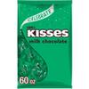 HERSHEY'S KISSES Milk Chocolate Candy Bulk Bag, Great Holiday Candy and Stocking Stuffers, 60 oz view 1
