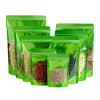 150 Pcs Mylar Bags for Food Storage, 5x8 Mylar Bag with Window Stand Up, Small Holographic Resealable Bags Smell Proof Bag Food Packaging for Small Business Freeze Dried Candy Jewelry Foil Packaging view 1