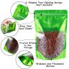 150 Pcs Mylar Bags for Food Storage, 5x8 Mylar Bag with Window Stand Up, Small Holographic Resealable Bags Smell Proof Bag Food Packaging for Small Business Freeze Dried Candy Jewelry Foil Packaging view 2