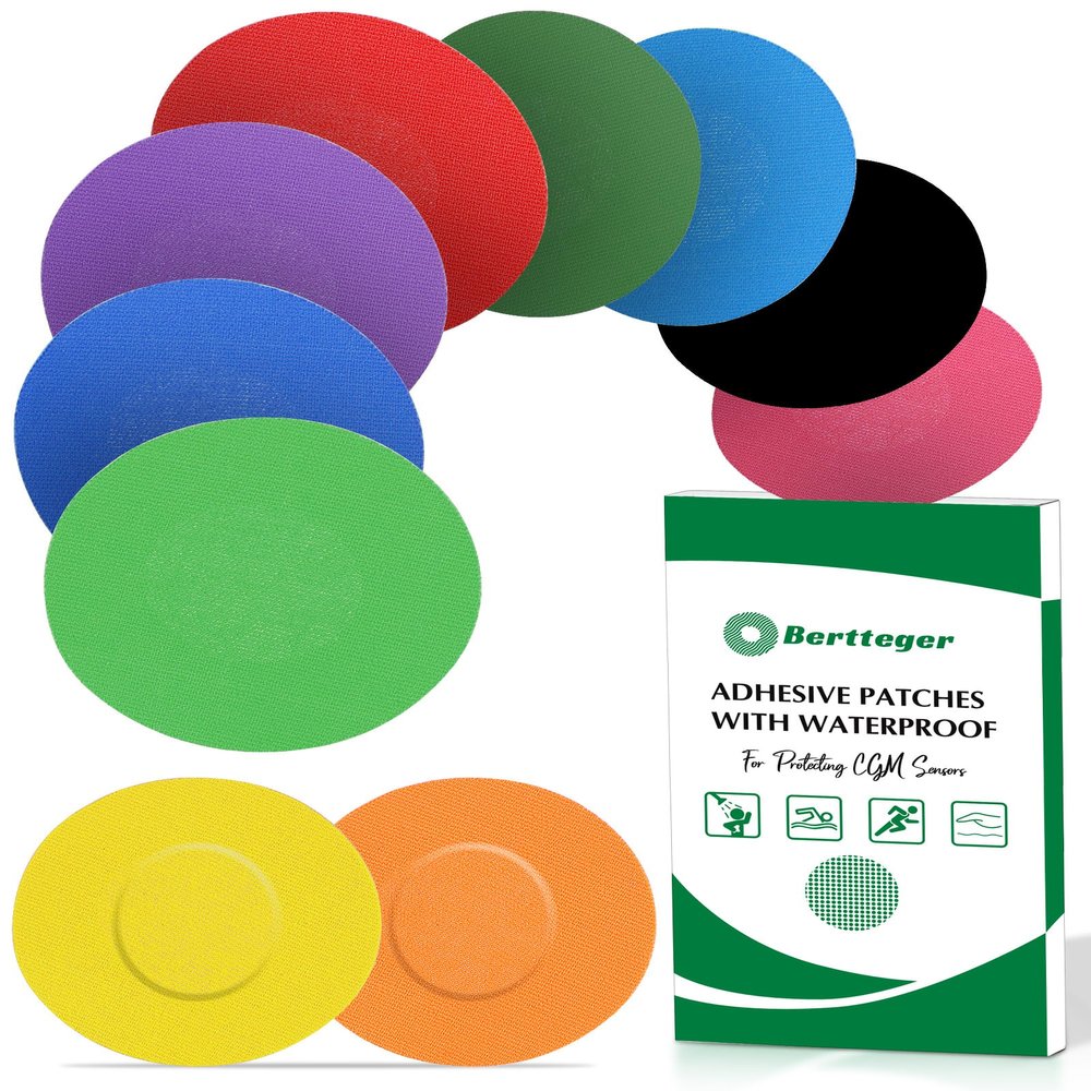 30pcs Adhesive Patches, G7 Over Patches Waterproof, Secure, Hypoallergenic Comfortable Support for 10 Days Day&Night Wear Wear and Protection