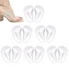 12pcs Arch Support Insoles, Transparent Gel Self-Adhesive Arch Support Shoe Inserts Soft Silicone Foot Arch Cushions Arch Comfort Pads for Women High Heels Sandals Flat Shoes view 1