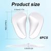 12pcs Arch Support Insoles, Transparent Gel Self-Adhesive Arch Support Shoe Inserts Soft Silicone Foot Arch Cushions Arch Comfort Pads for Women High Heels Sandals Flat Shoes view 2