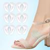 12pcs Arch Support Insoles, Transparent Gel Self-Adhesive Arch Support Shoe Inserts Soft Silicone Foot Arch Cushions Arch Comfort Pads for Women High Heels Sandals Flat Shoes view 3