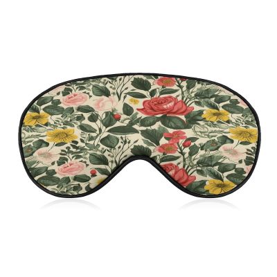 Eye Mask, Rose Printed Sleeping Eye Mask,Night Eye Mask,Blackout Sleeping Eye Mask,Travel Eye Mask