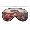 Eye Mask, White Lizard Printed Sleeping Eye Mask,Night Eye Mask,Blackout Sleeping Eye Mask,Travel Eye Mask view 2