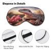 Eye Mask, White Lizard Printed Sleeping Eye Mask,Night Eye Mask,Blackout Sleeping Eye Mask,Travel Eye Mask view 3