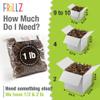 FRILLZ Crinkle Cut Paper Shred Filler for Baskets, Gifts, Packing and Protecting your Halloween, Fall Festival, Birthday and other events (1 pound, Fresh Mix) view 2