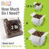 FRILLZ Crinkle Cut Paper Shred Filler for Baskets, Gifts, Packing and Protecting your Halloween, Fall Festival, Birthday and other events (2 pound, Orange) view 3