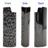 Lucklybestseller Metal Lighter Case Cover Holder Water Ripple Engraving for BIC Full Size Lighter J6 (Black) view 3