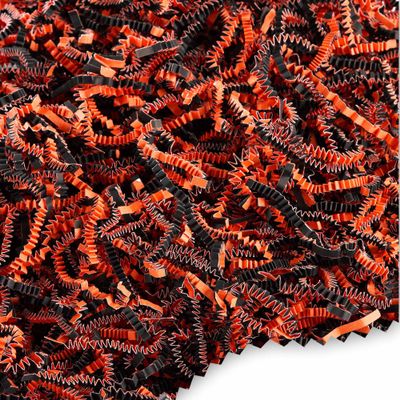 FRILLZ Crinkle Cut Paper Shred Filler for Baskets, Gifts, Packing and Protecting your Halloween, Fall Festival, Birthday and other events (1/2 pound, Halloween Mix)