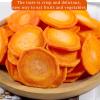 Carrot slices 7.05oz, vegetable dried instant carrot slices dried vegetables200g view 4