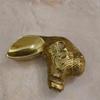 Rabbit Head Handle for Wooden Walking Cane(only Handle) - Unique and Elegant Handcrafted Design (Brass) view 1