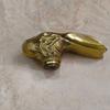 Rabbit Head Handle for Wooden Walking Cane(only Handle) - Unique and Elegant Handcrafted Design (Brass) view 2