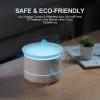 200ml Essential Oil Diffuser, Quiet Aromatherapy Mist Diffusers for Essential Oils, Cool Mist Air Humidifier Ultrasonic Oil Diffuser, 7 Colors Light for Bedroom, Home Office SPA Yoga (White) view 3