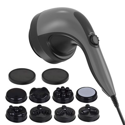BDLENTIL Handheld Cellulite Massager, Lymphatic Drainage Massager, Body Sculpting Machine with Lipo Roller for Stomach Belly Butt Arm Leg Fat, Wide Area Electric massagers vibrating Used at home Black