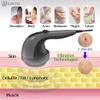 BDLENTIL Handheld Cellulite Massager, Lymphatic Drainage Massager, Body Sculpting Machine with Lipo Roller for Stomach Belly Butt Arm Leg Fat, Wide Area Electric massagers vibrating Used at home Black view 4