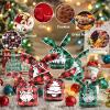 100Pcs 6 Styles Christmas Goodies Bags - Gift Bags for Christmas Party Favors view 3