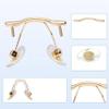 BHYTAF Glasses Nose Pads, Replacement Eyeglass Nose Pad Holder Nose Bridge Nose Bridge Replacement for Rimless Glasses, Eyeglasses Repair Accessory for Adults view 2