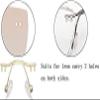 BHYTAF Glasses Nose Pads, Replacement Eyeglass Nose Pad Holder Nose Bridge Nose Bridge Replacement for Rimless Glasses, Eyeglasses Repair Accessory for Adults view 3
