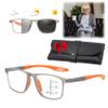 IVYDREVER Reading Glasses Men, Sports Ultra-Light Anti-Blue Light Presbyopic Glasses view 1