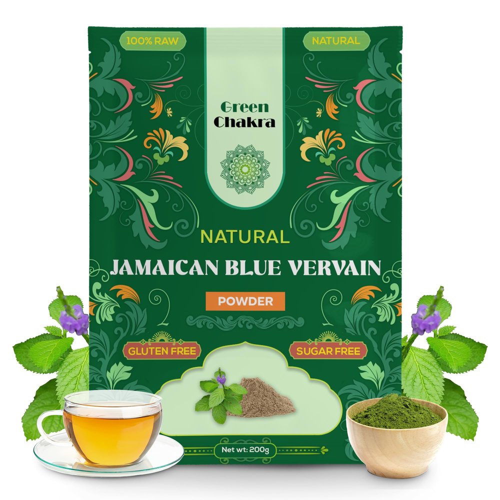 200g Jamaican Blue Vervain Powder 100% Pure Natural Powder Herbal Tea