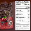 BeeMax Dark Chocolate Covered Dried Cherry Sticks - 3.5 oz Resealable Pouch (Pack of 1) - Non-GMO, Premium Belgian dark chocolate Covered Fruit Sticks - Great for Snacking, Gifting & Dessert Treats view 2