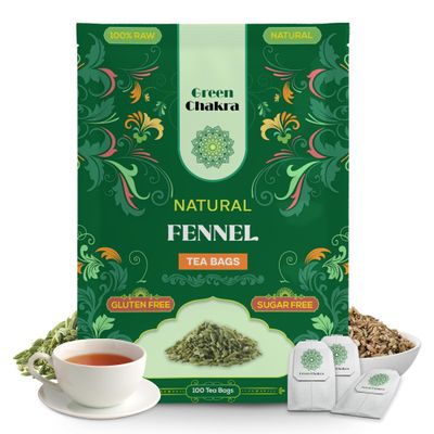 100 Fennel Tea Bags Healthy Well Cleaned Fennel Blend Tea Bags Herbal Tea Well Aroma