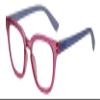 Calabria R860 4 PACK Cat Eye Reading Glasses +3.50 Grey Crystal/Black/Pink/Brown Womens Trendy Modern Readers w/Zipper Case view 4