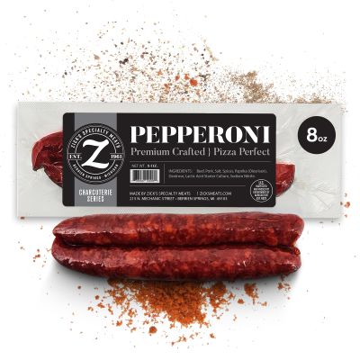 Zick's Specialty Meats Premium Pepperoni Stick, 8oz