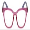 Calabria R860 3 PACK Cateye Reading Glasses 2.00 Pink Crystal Holographic Women Trendy Modern Fashion Readers w/Zipper Case view 3