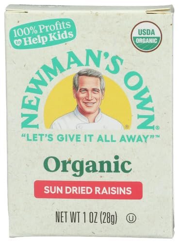 N.ewman's Own Organic Raisins 6 oz (Pack of 12)
