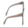 Calabria R860 3 PACK Cat Eye Reading Glasses +5.00 Grey Crystal Pink Holographic Womens Trendy Modern Readers w/Zipper Case view 4